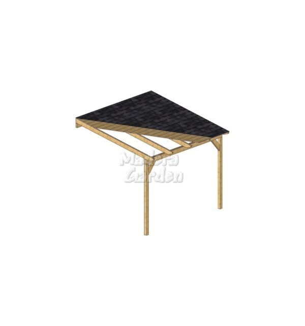 Porches de madera adosados