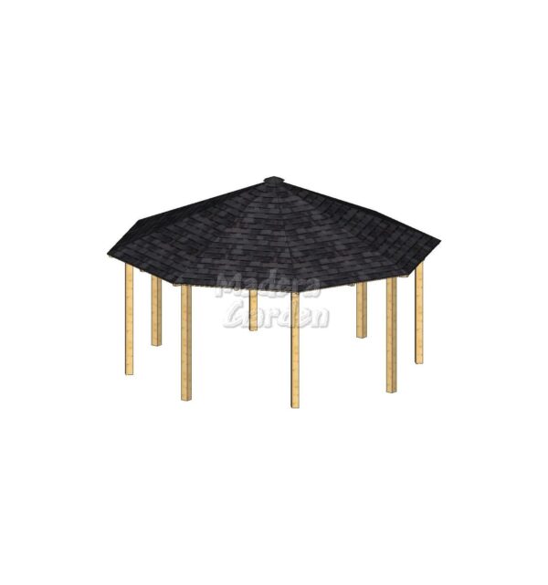 Cenador Octogonal 6,70 x 6,70 mts