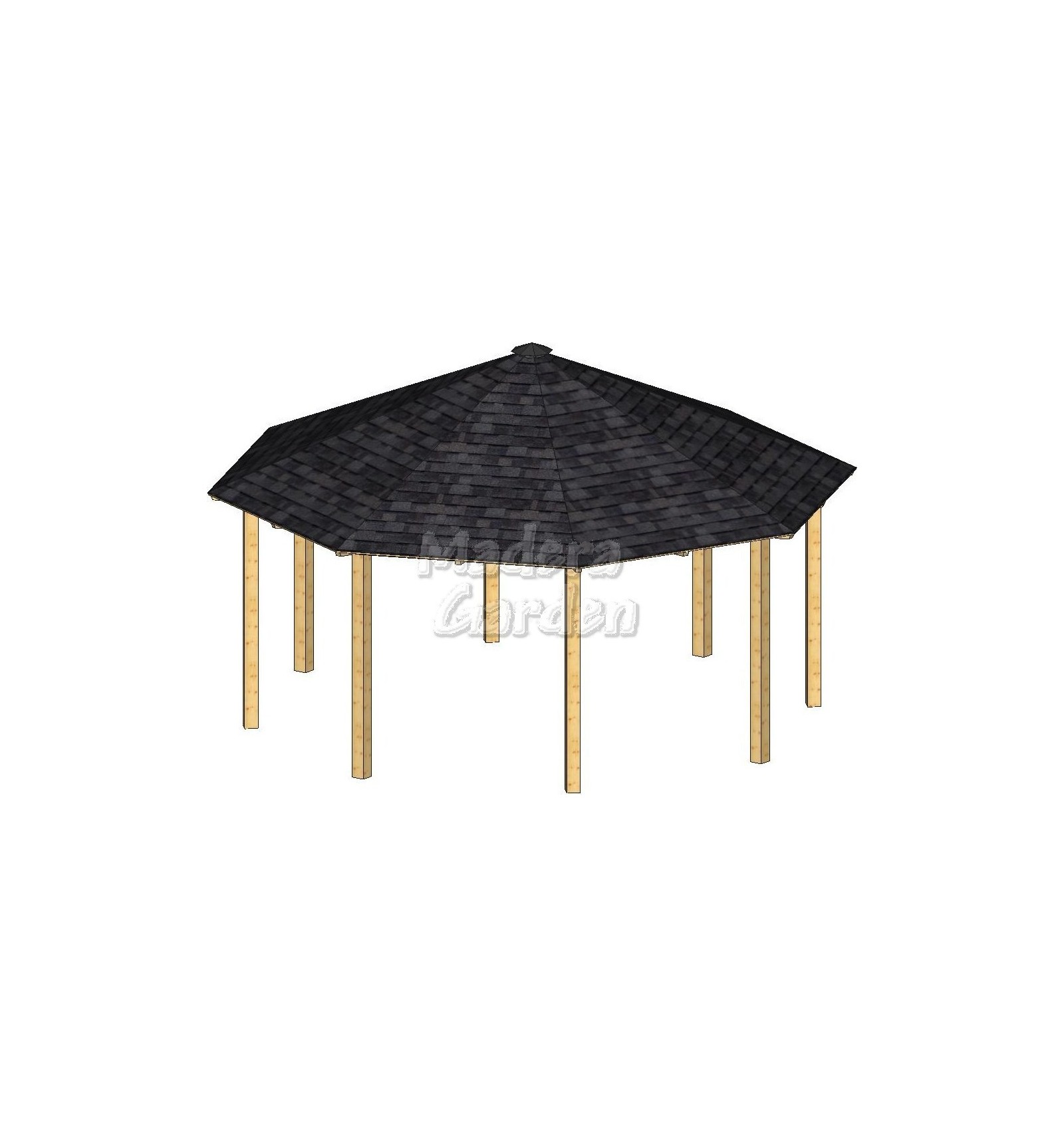 Cenador Octogonal 6,70 x 6,70 mts