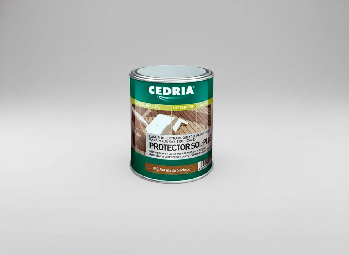 Protector Sol-Plus, para tarimas de madera tropical