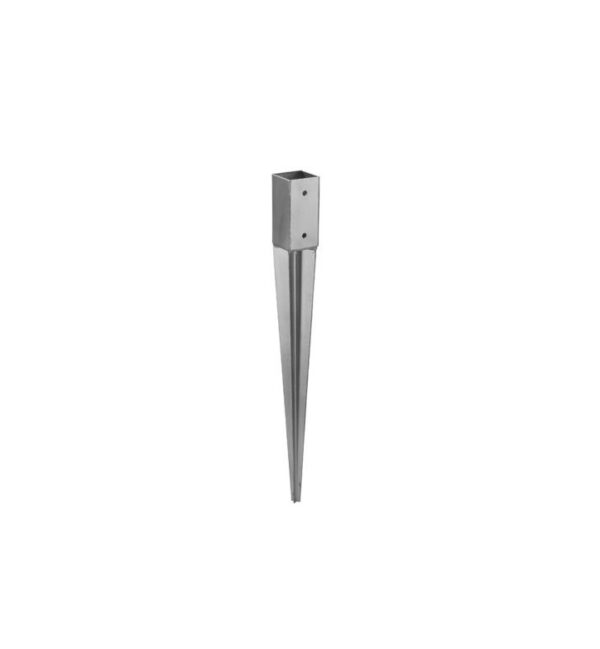 Soporte con punta para poste de 90x90mm